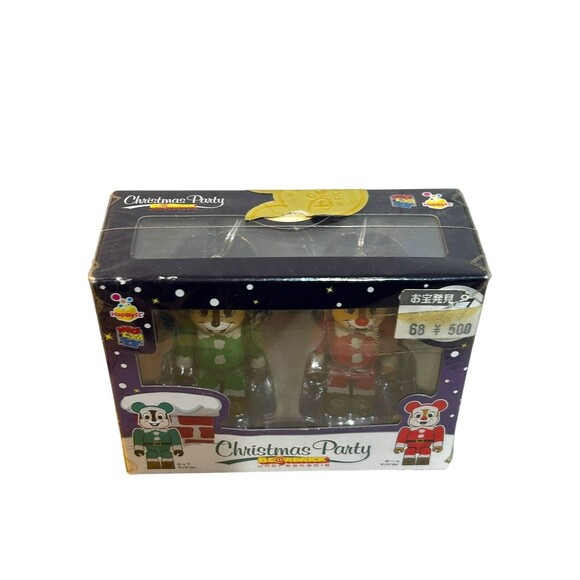 BE@RBRICK Mediacom TOY Disney Box Christmas Party Chip & Dale Action Figure Set - Picture 2 of 7
